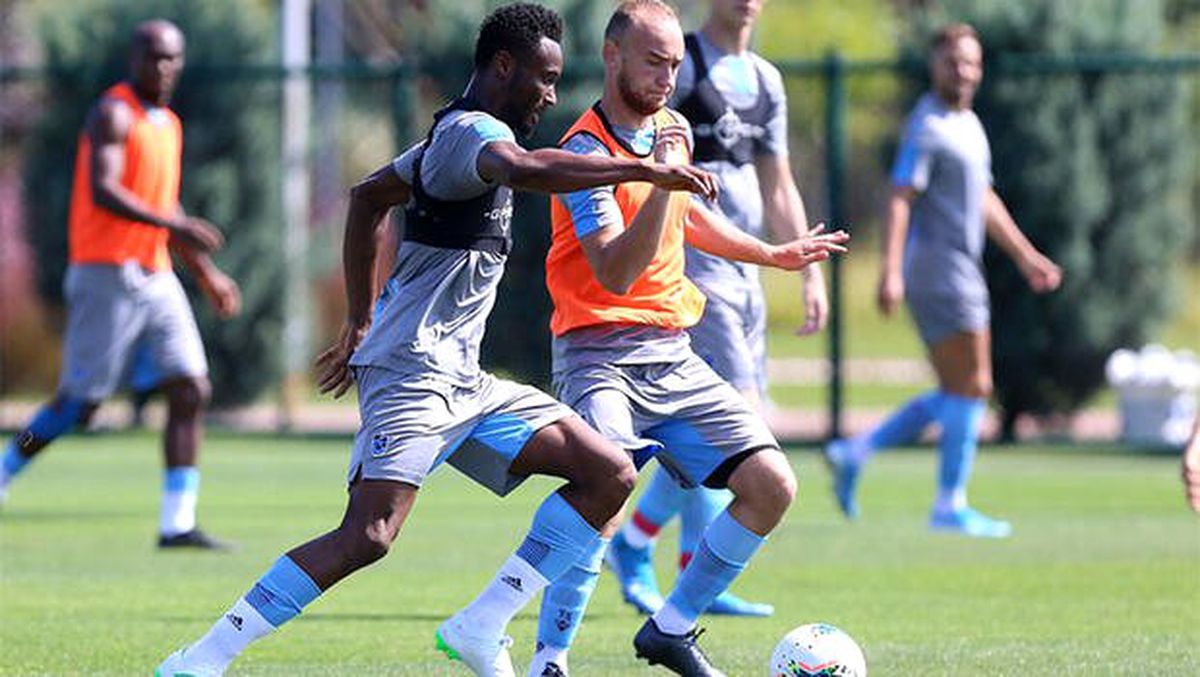 Trabzonspor\'da AEK maçı hazırlıkları devam ediyor