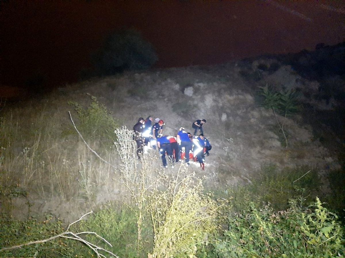 50 metreden dere kenarına düştü
