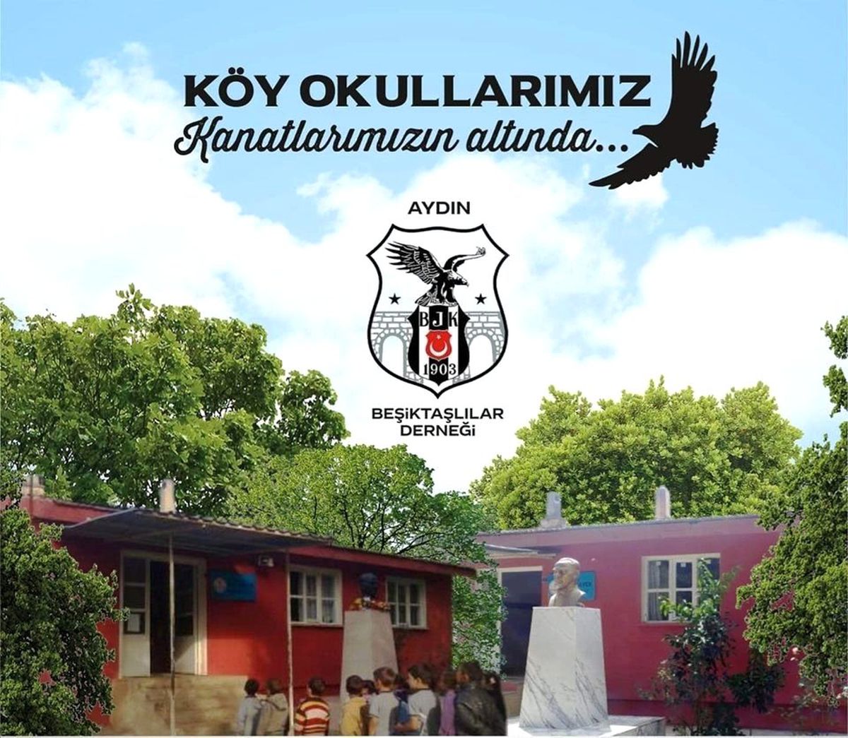 Aydın Beşiktaşlılar Derneği 2 köy okulunu kanatları altına alacak