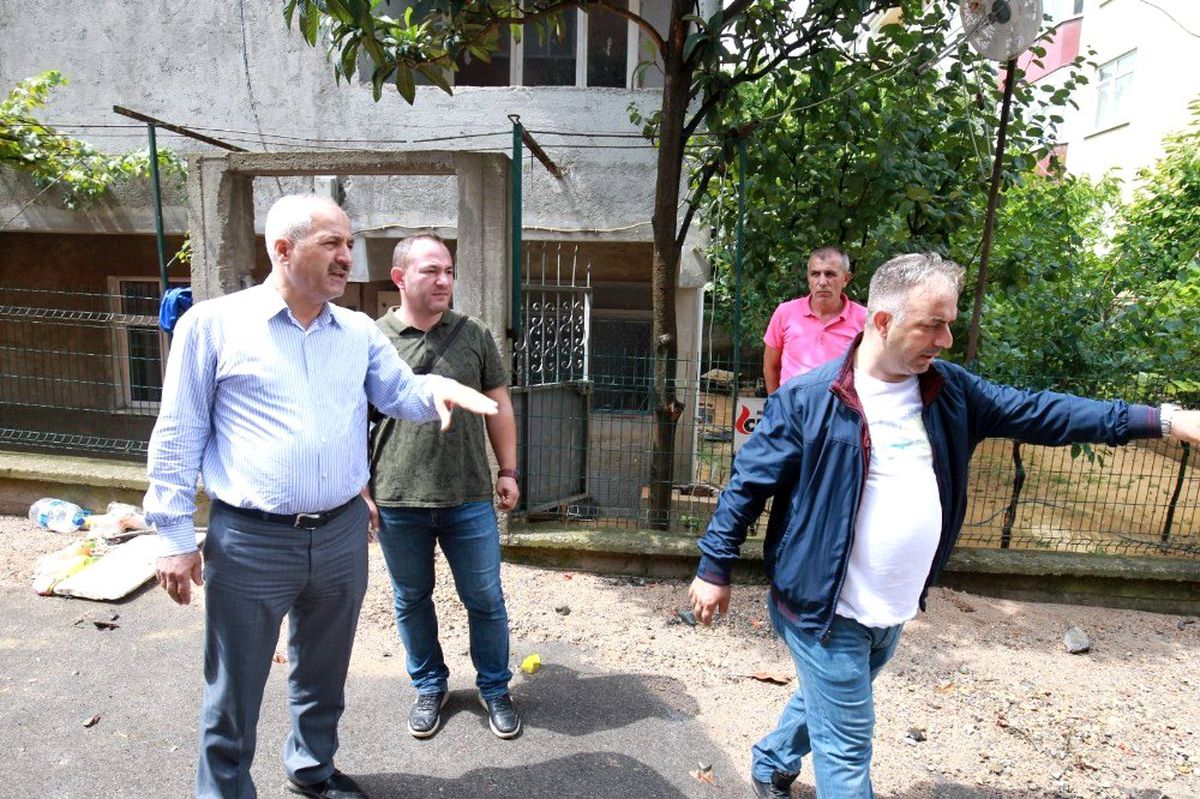 Başkan Büyükgöz çalışmaları yerinde inceledi