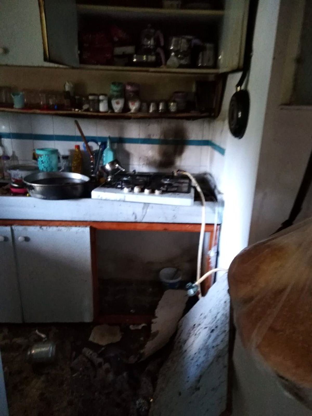 Erdek\'te tüp alev aldı, yangın çıktı