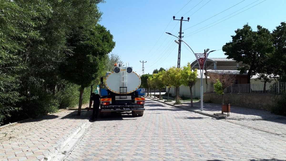 Gürpınar\'da ağaç bakım çalışması