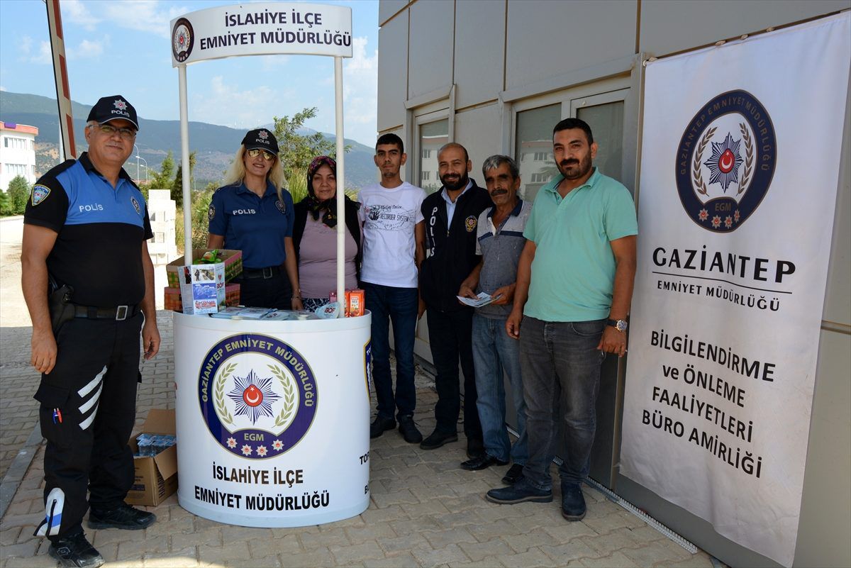 İslahiye Emniyetinden öğrencilere terör bilgilendirmesi