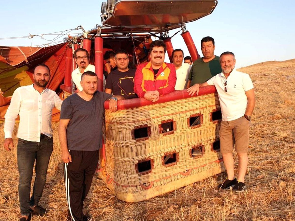 Sağlıkçılar Dara\'da balon turuna katıldı