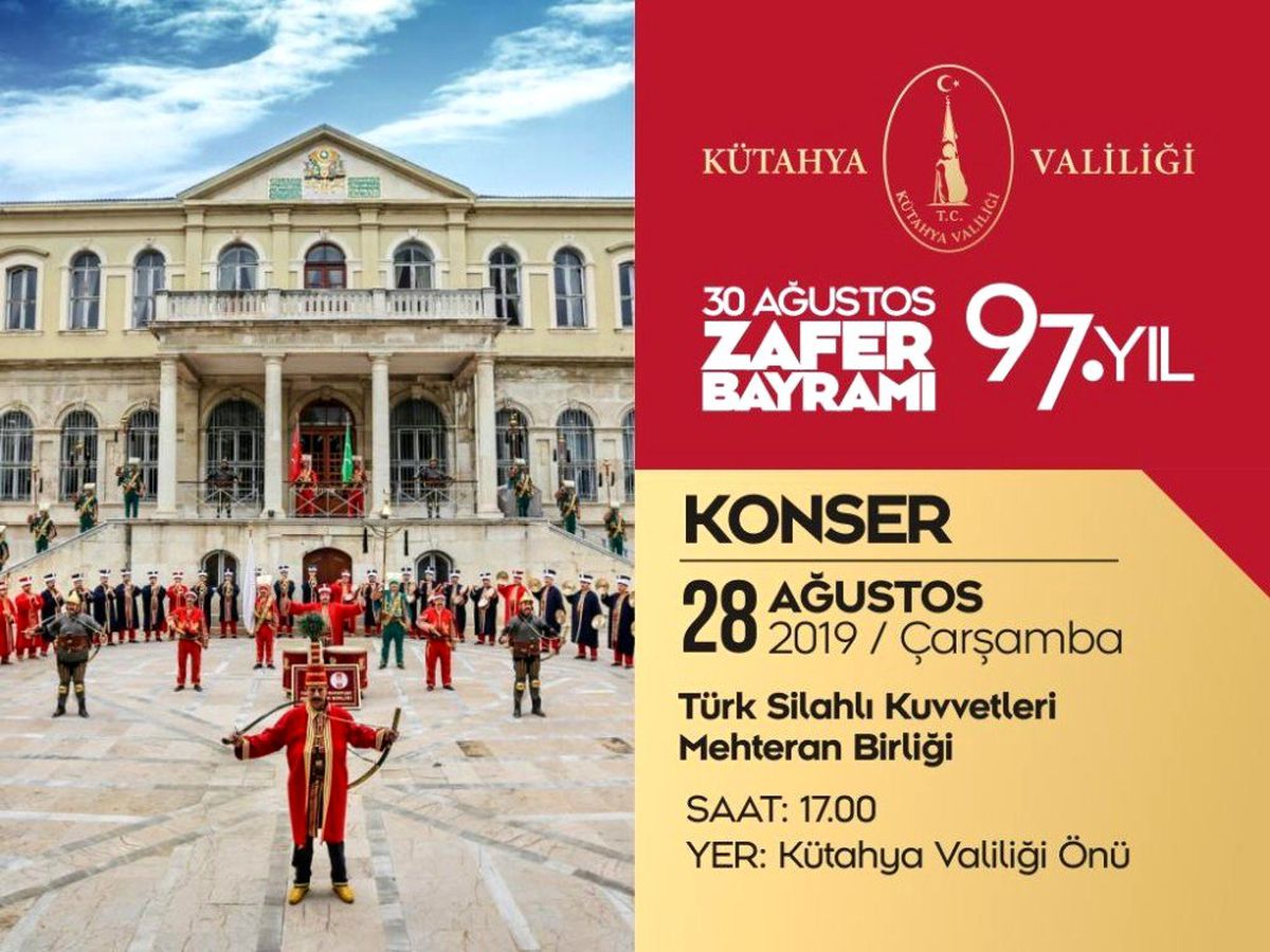 TSK Mehteran Birliği 28 Ağustos\'ta Kütahya\'da