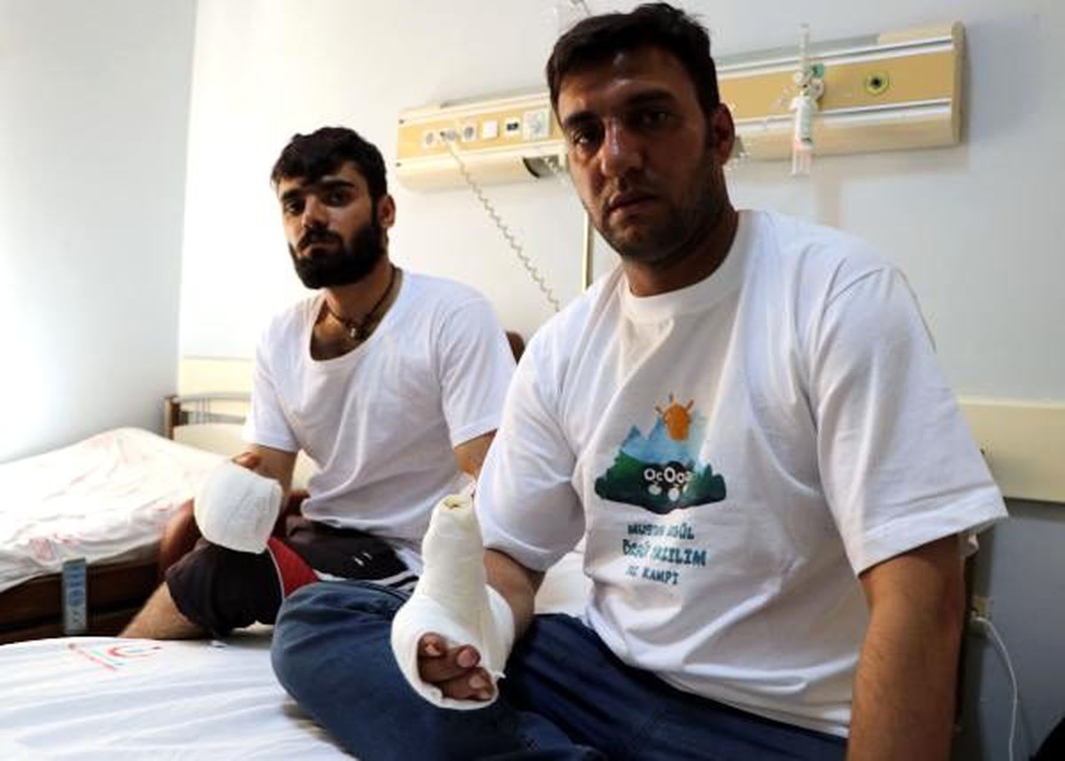 Van\'daki minibüs kazasında yaralanan kaçak göçmenler, o anları anlattı