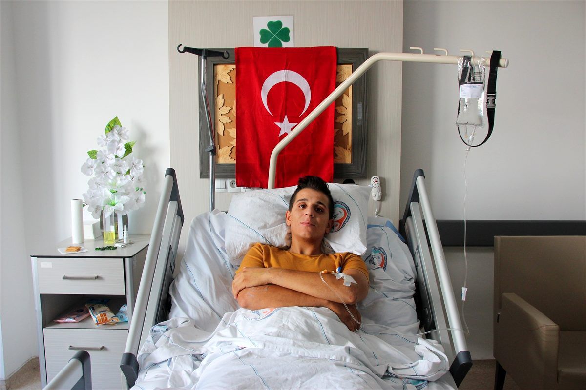 Vatana hizmet için iyileşeceği günü bekliyor