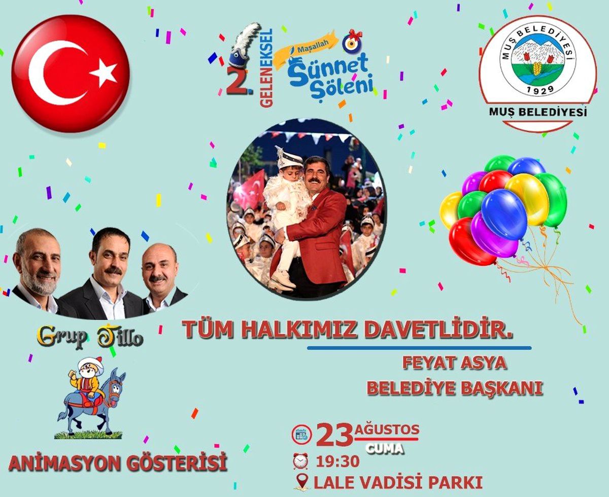 Başkan Asya\'dan sünnet şölenine davet