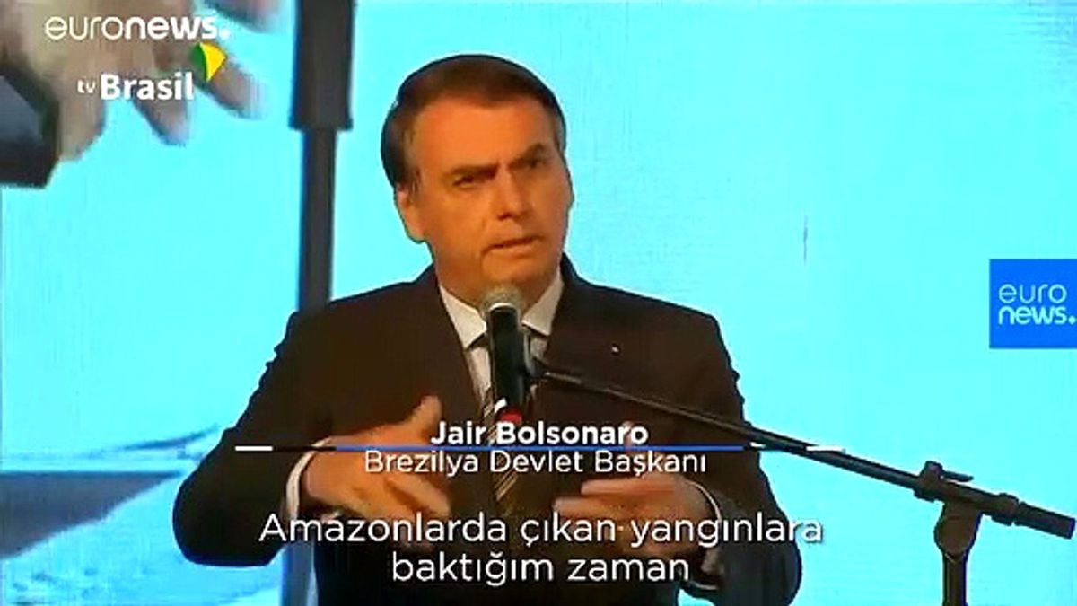 Brezilya Devlet Başkanı Amazonlar\'daki 72 bin orman yangınından STK\'ları sorumlu tuttu