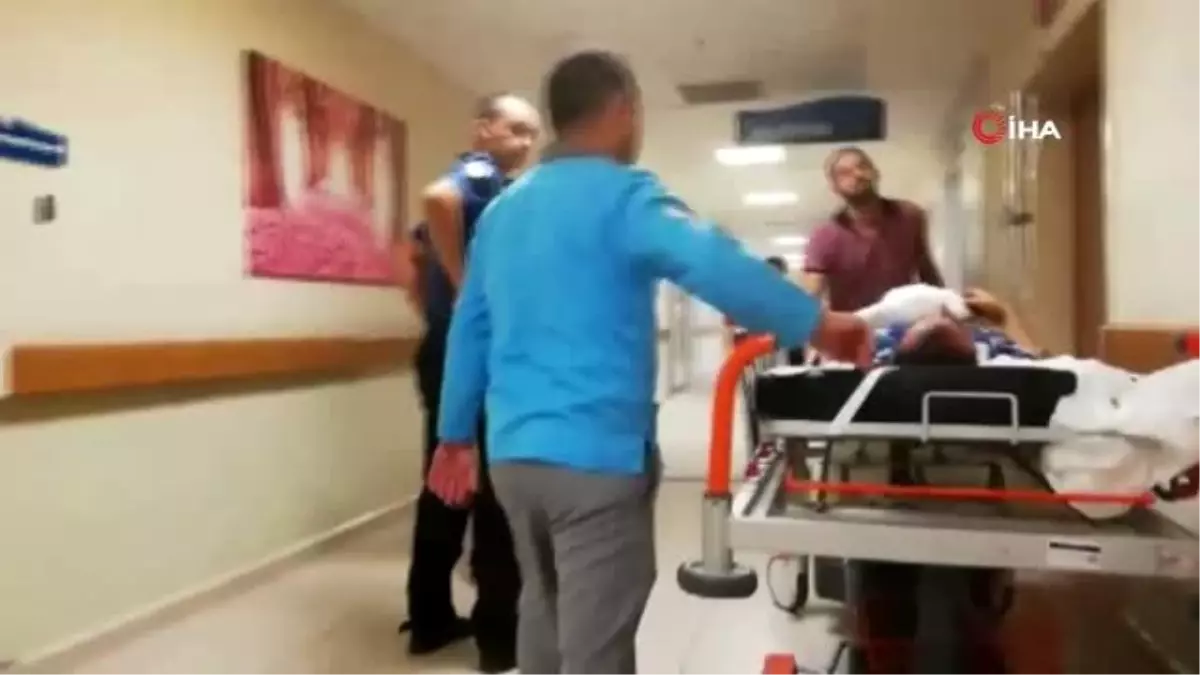 Elini makineye kaptıran işçi yaralandı