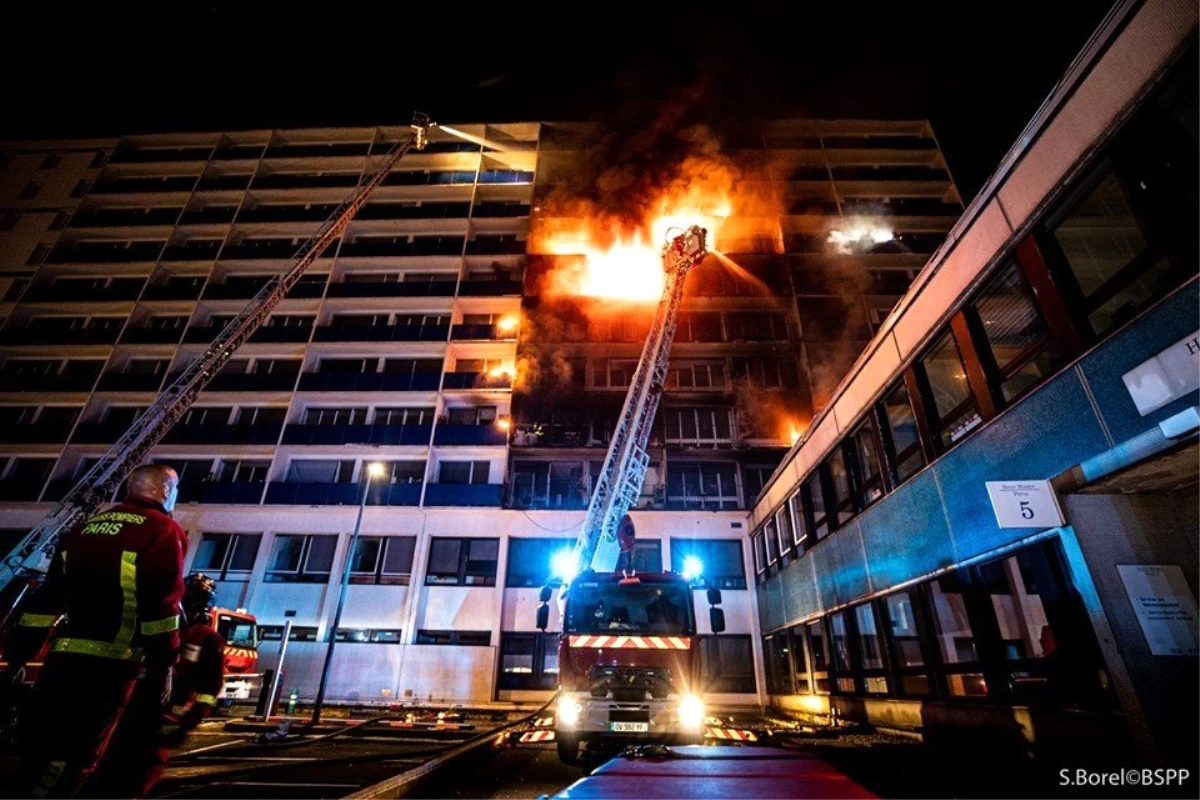 Fransa\'da hastanede yangın: 1 ölü, 8 yaralı