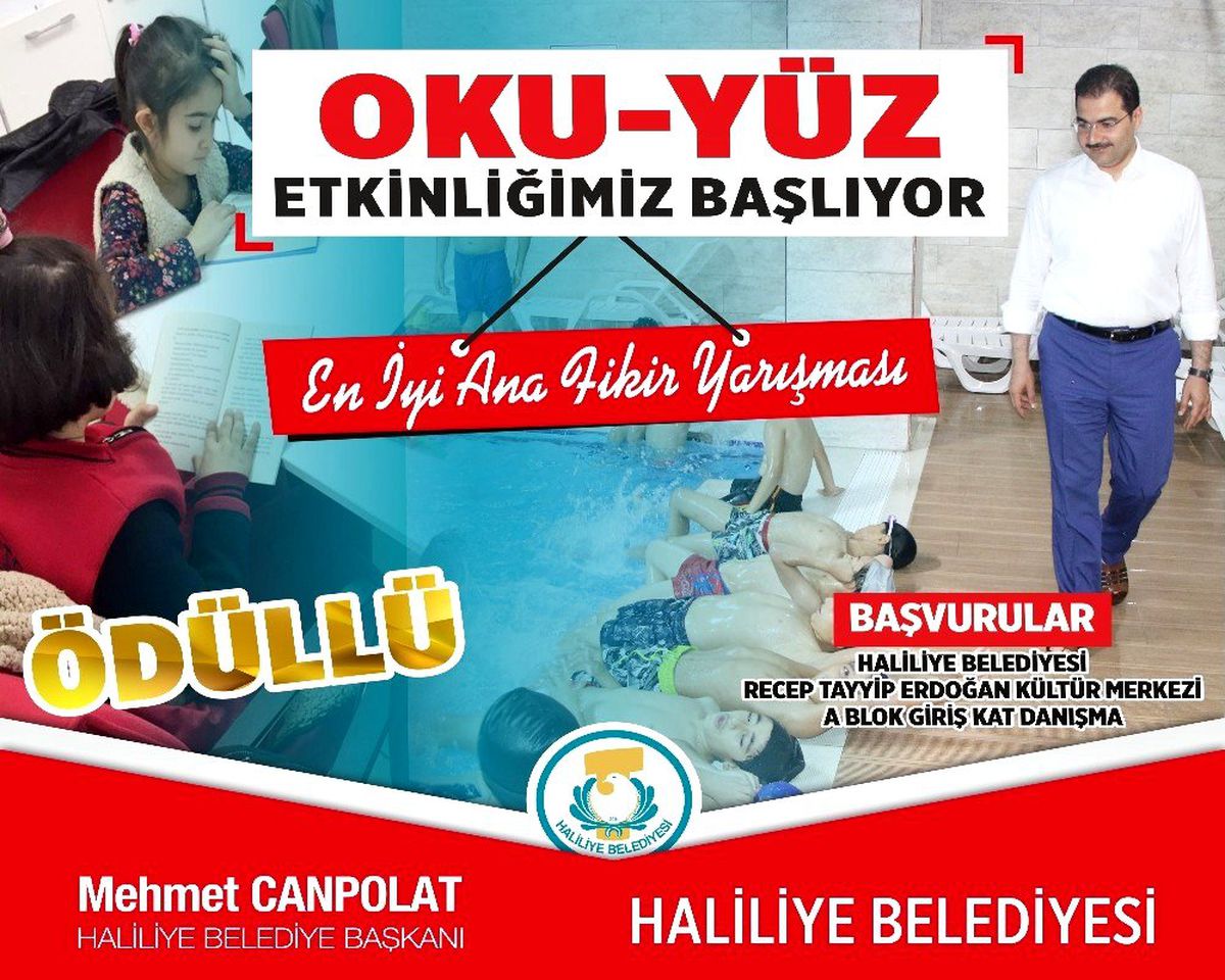 Haliliye Belediyesi\'nden ödüllü kitap okuma yarışması