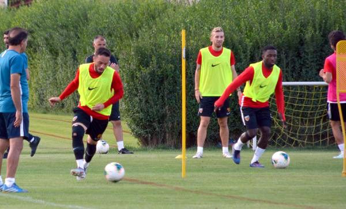 Kayserispor, Ankaragücü hazırlıklarını sürdürdü