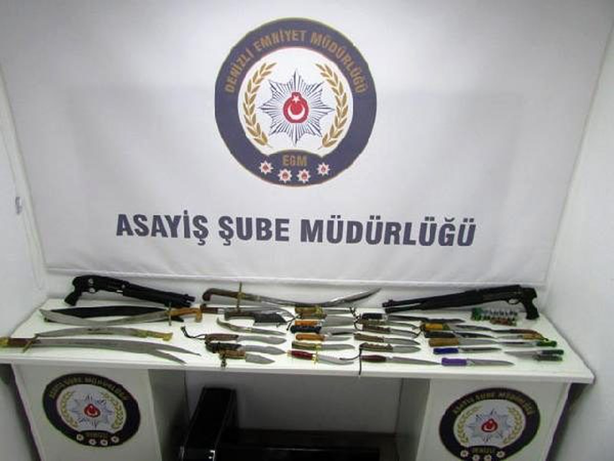 Kılıç ve bıçak hırsızlığı zanlısı yakalandı