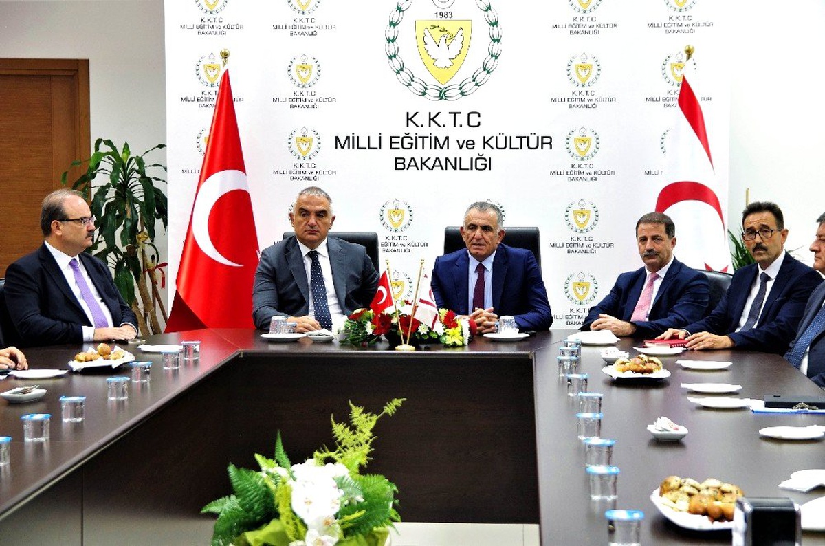 Kültür ve Turizm Bakanı Ersoy, KKTC Milli Eğitim ve Kültür Bakanlığı Çavuşoğlu ile görüştü