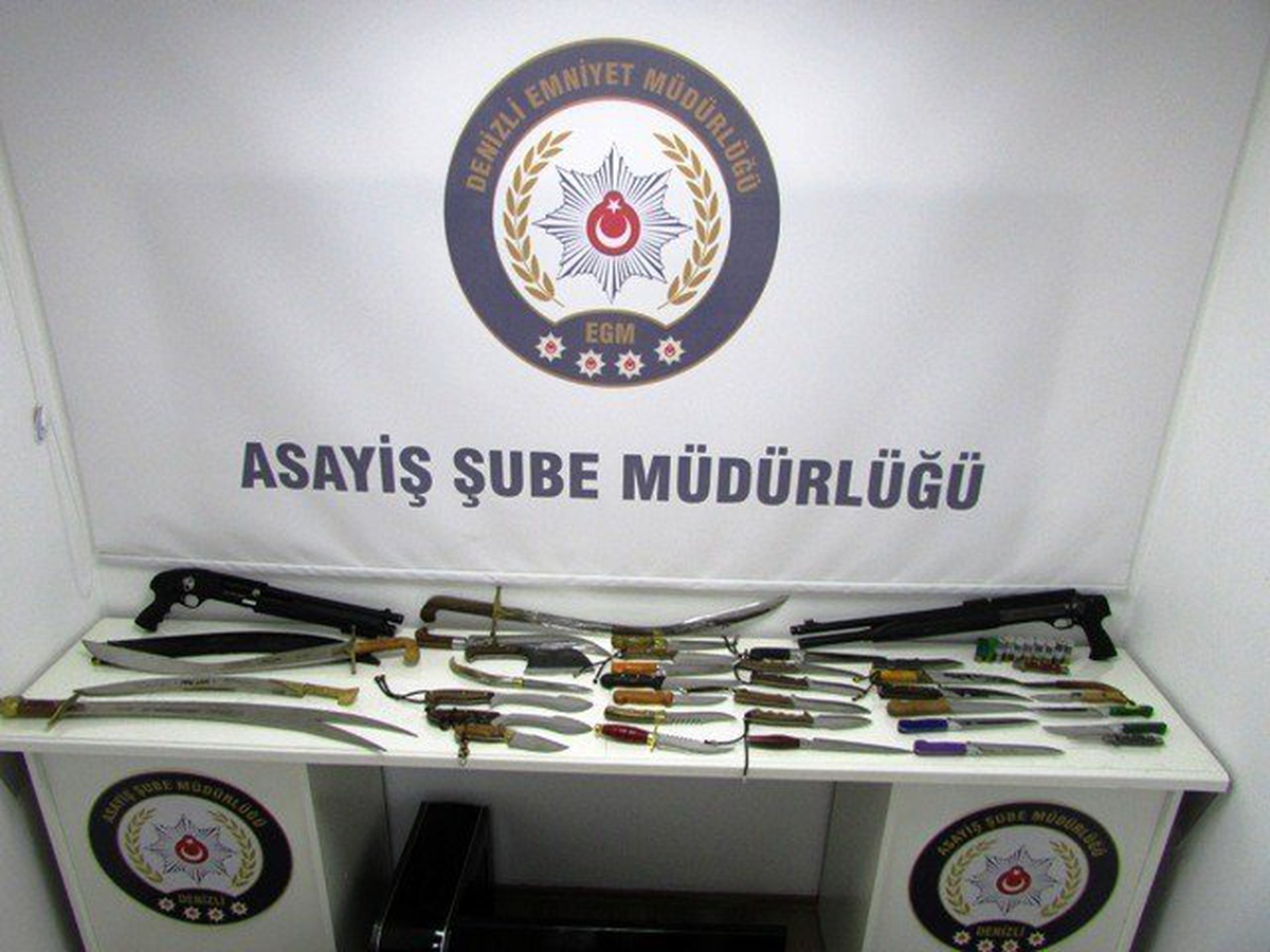 Pompalı tüfek, kılıç ve av bıçağı çalan hırsız tutuklandı