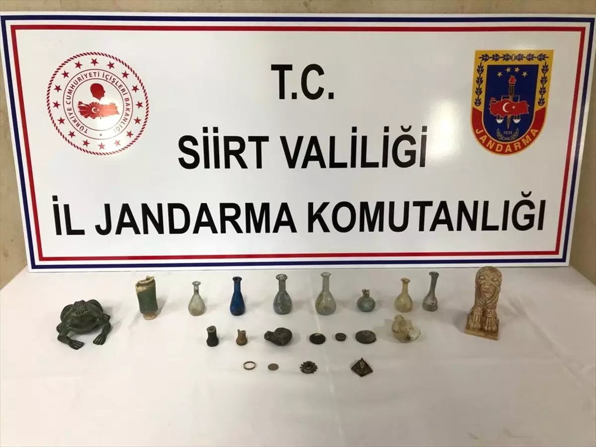 Siirt\'te tarihi eser operasyonu