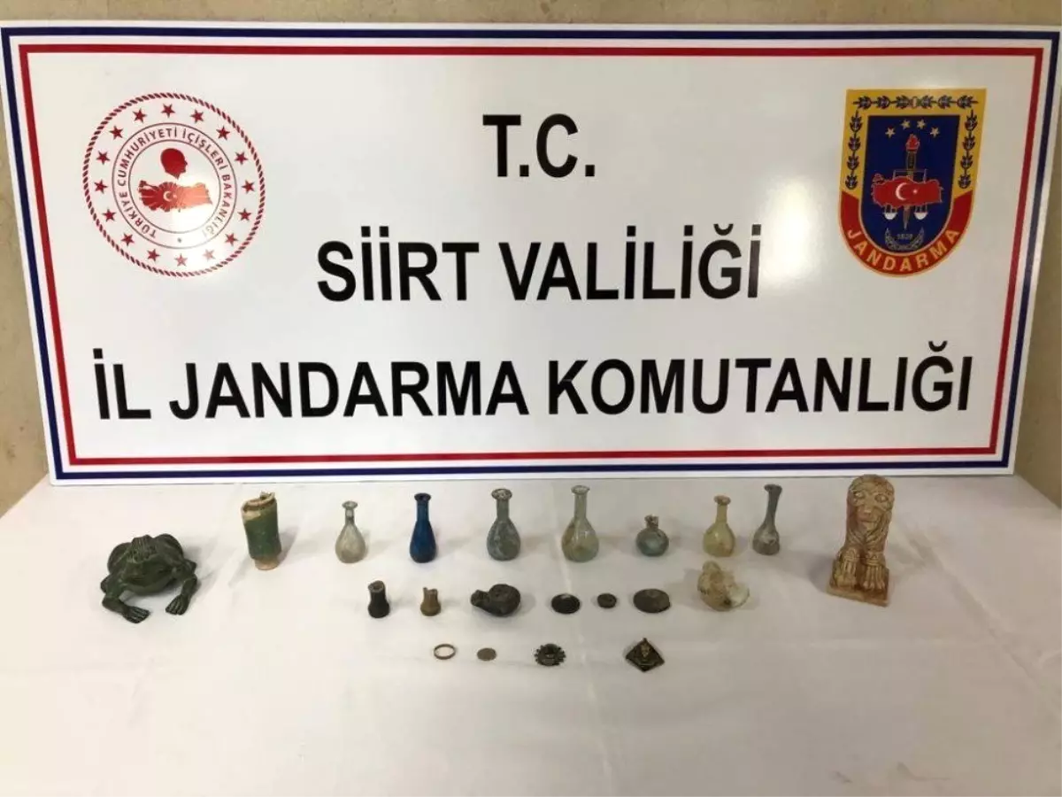 Siirt\'te tarihi eser operasyonu