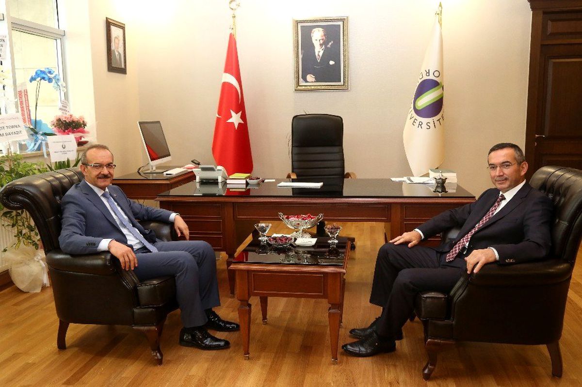 Vali Yavuz\'dan Rektör Akdoğan\'a ziyaret