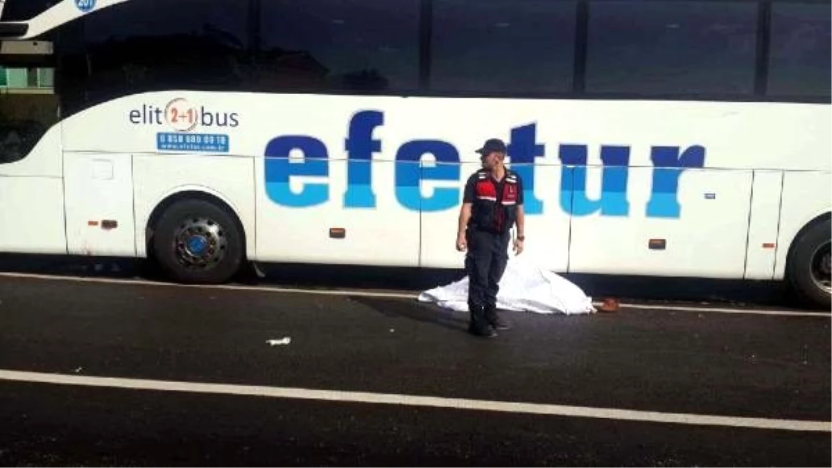 Zonguldak\'ta yolcu otobüsünün çarptığı yaya öldü