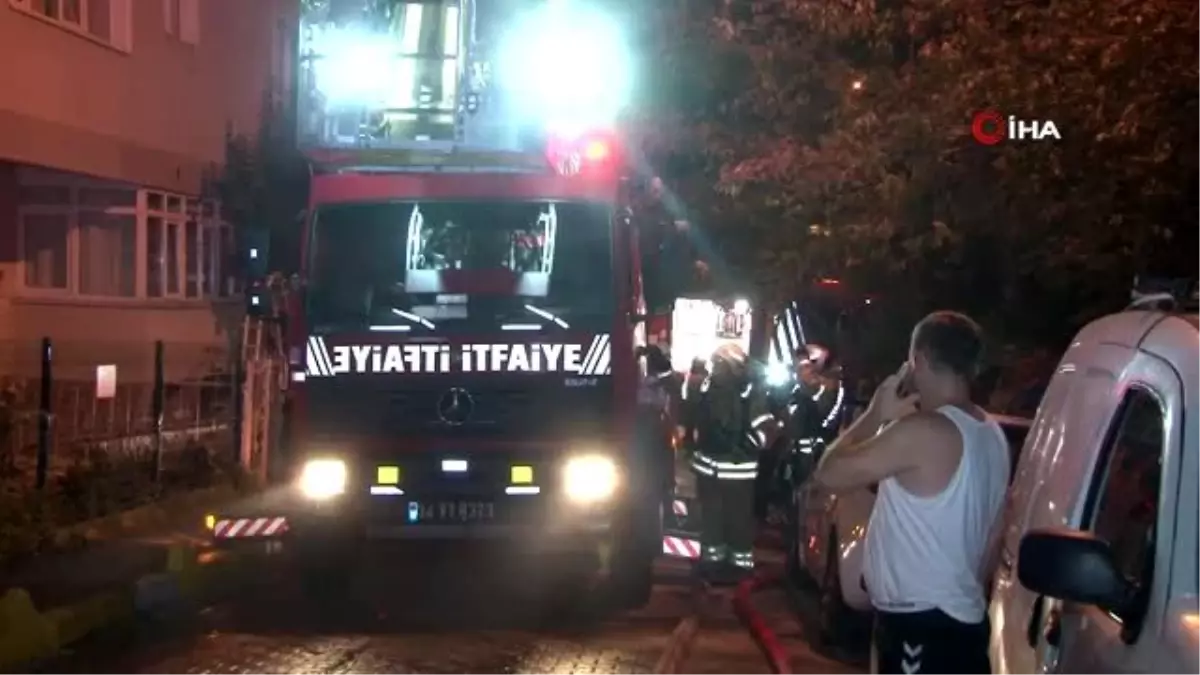 Avcılar\'da öğrenci evindeki yangın paniğe neden oldu