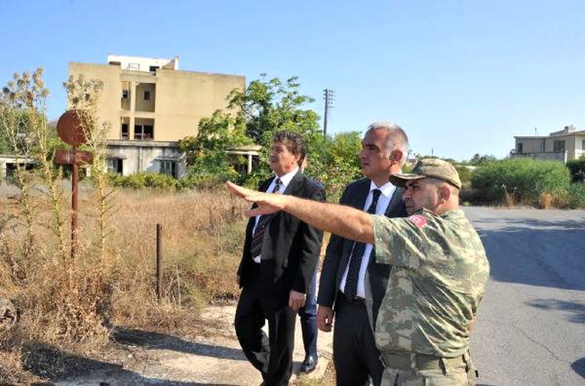 Bakan ersoy, kapalı maraş\'ta incelemelerde bulundu
