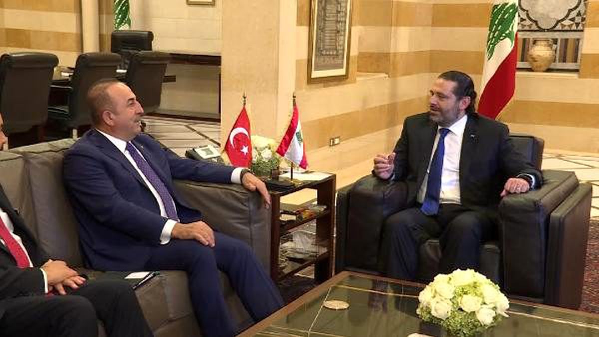 Çavuşoğlu, lübnan başbakanı saad hariri ile görüştü