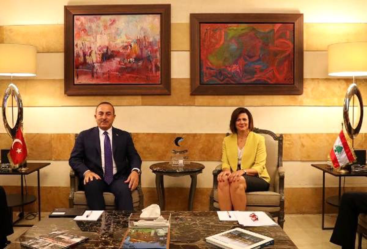 Çavuşoğlu, lübnan içişleri bakanı raya hassan ile görüştü