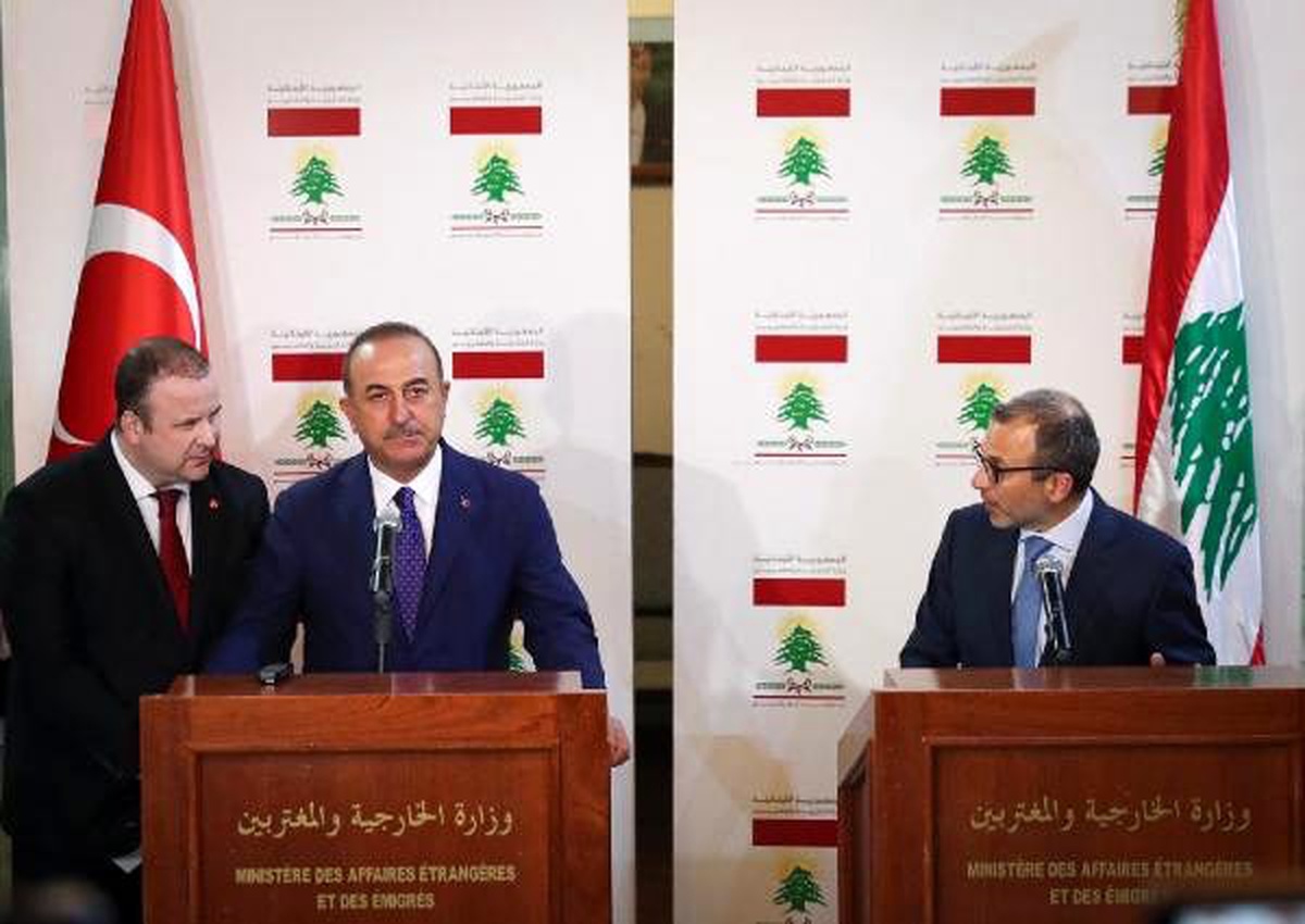 Çavuşoğlu, lübnanlı mevkidaşı cebran bassil ile ortak basın toplantısı düzenledi
