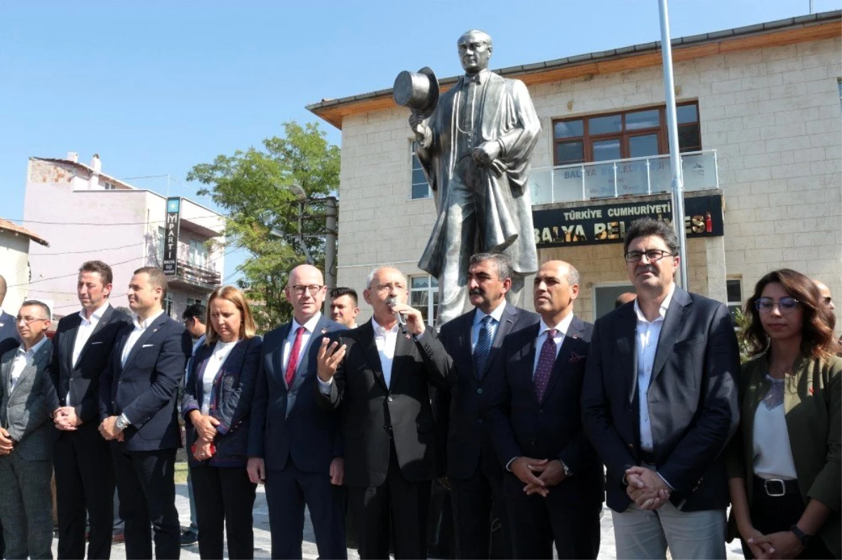 CHP Genel Başkanı Kılıçdaroğlu Balya\'da