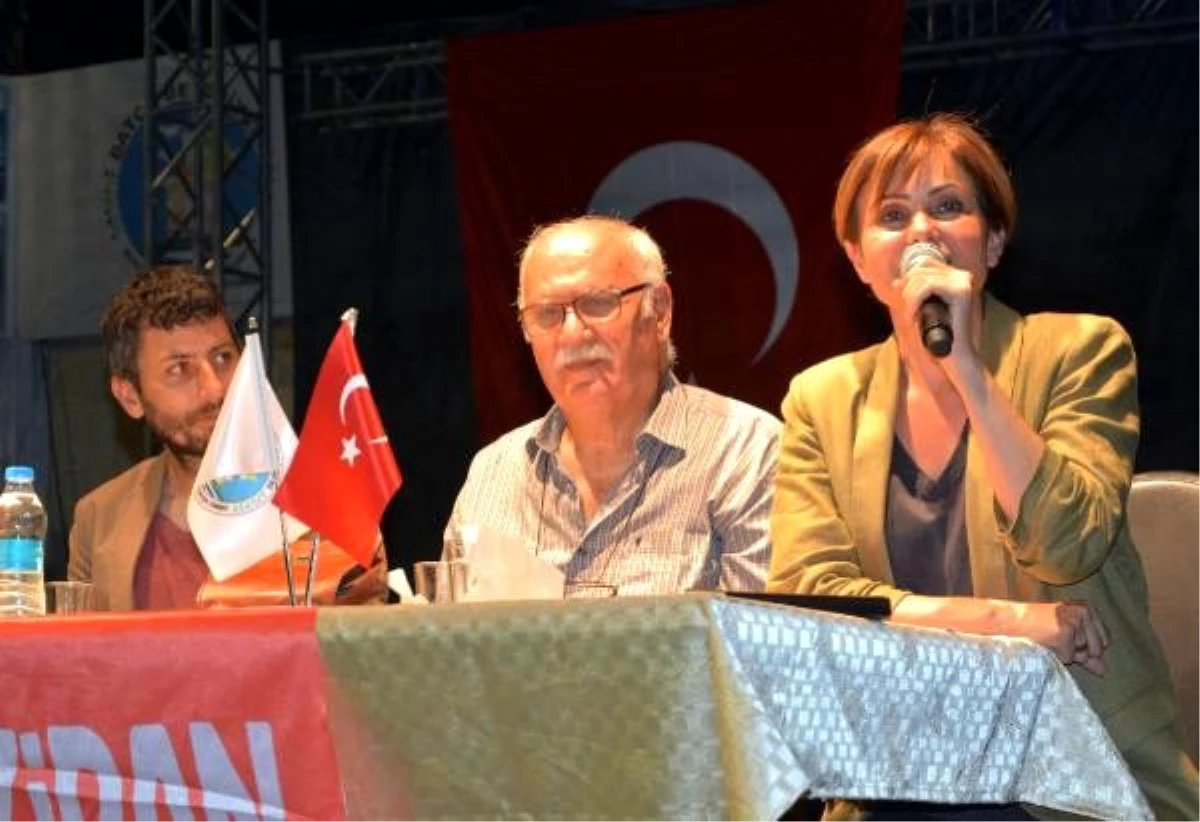 CHP\'li Canan Kaftancıoğlu, Datça\'da panele katıldı