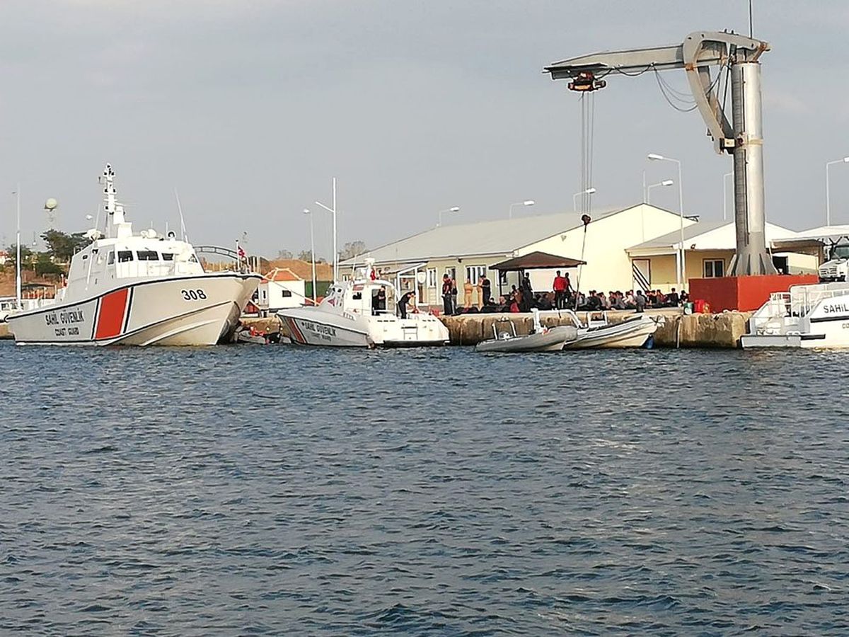 Enez\'de 40 düzensiz göçmen yakalandı
