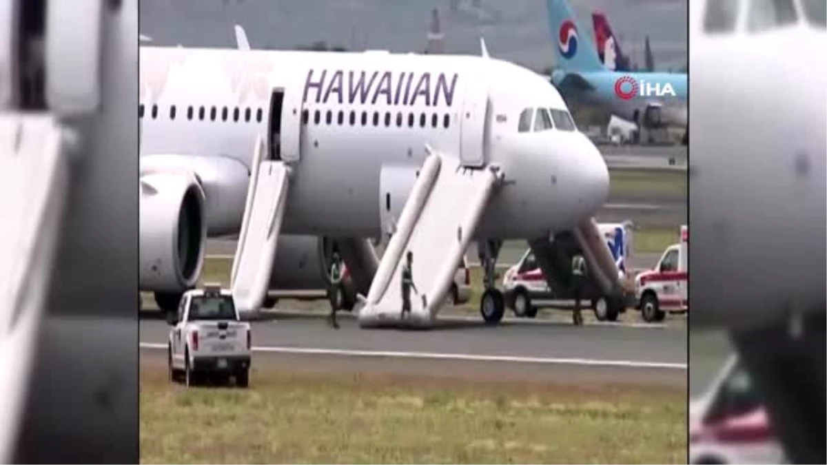 Hawaii Uçağında Korkutan AnlarUçağın Kokpiti Dumanla Doldu