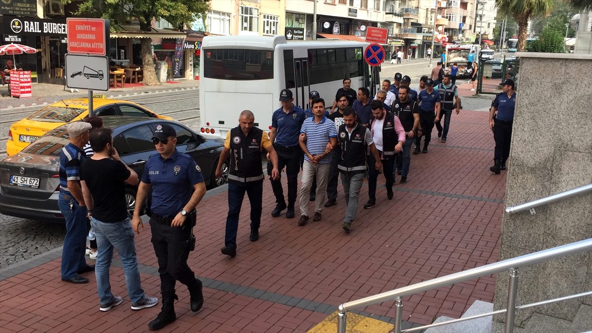 Kocaeli merkezli 8 ildeki FETÖ/PDY operasyonu