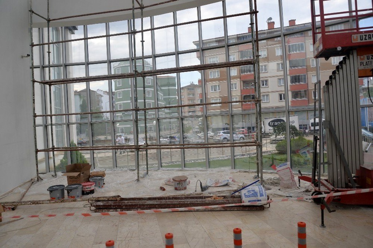 Kültür Kongre Merkezinde kapsamlı tadilat çalışmaları