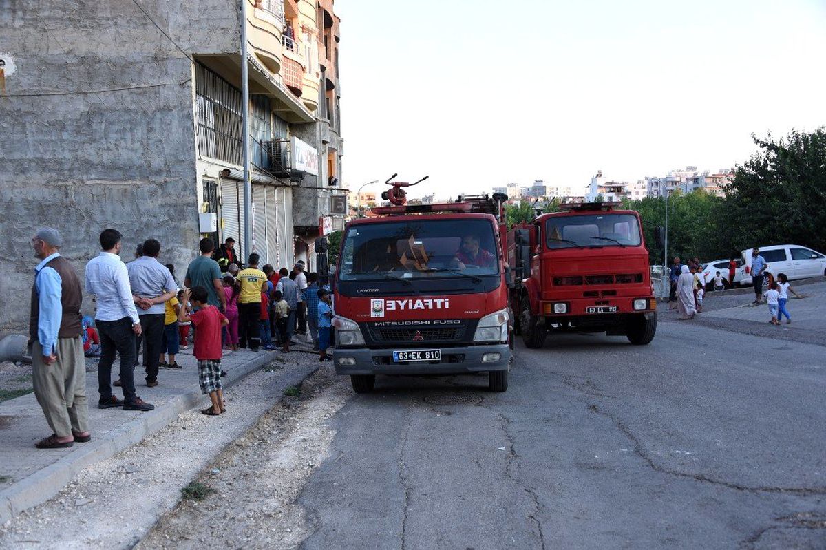Odunluk yangınında faciadan dönüldü