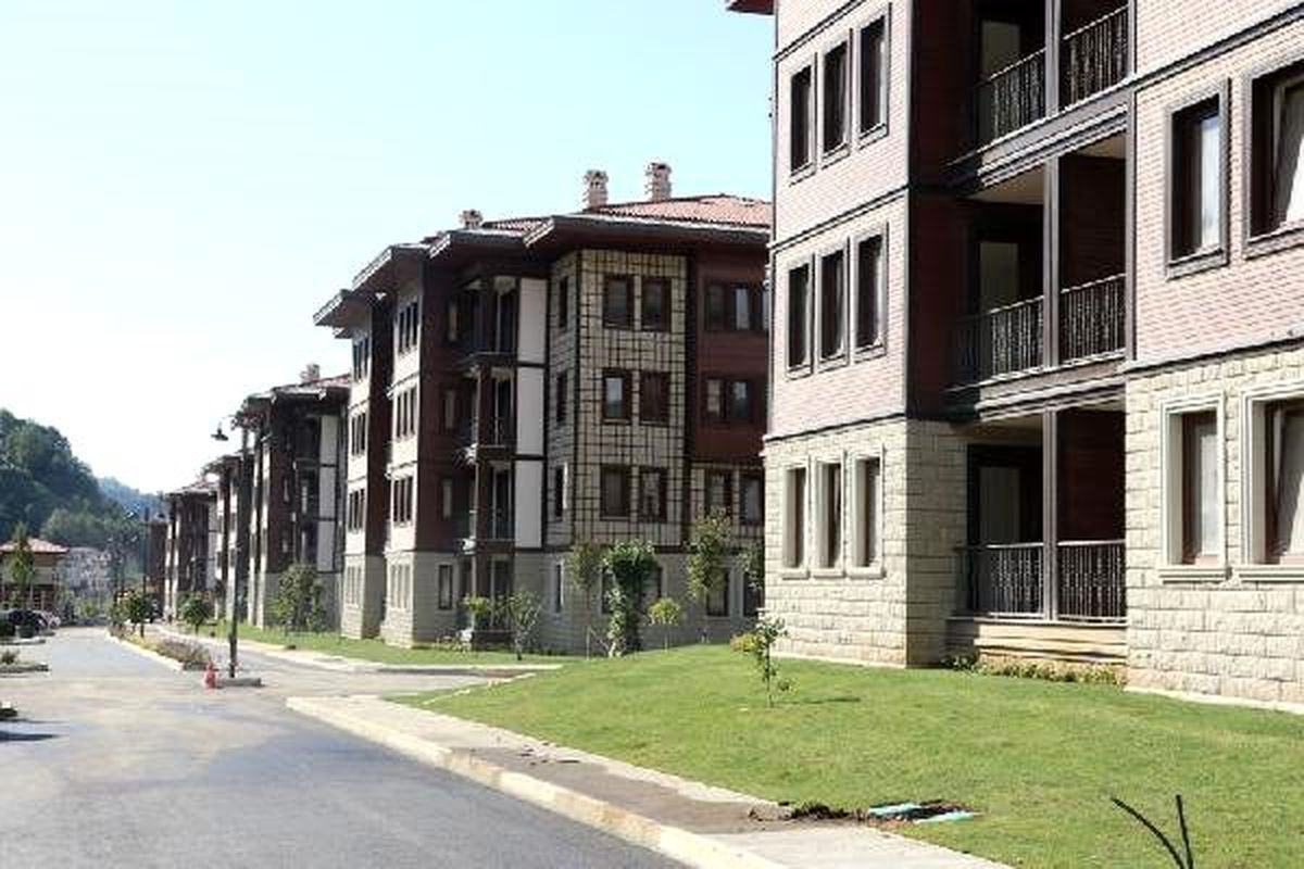 Rize mimarisinde yapılan konutları, erdoğan açacak