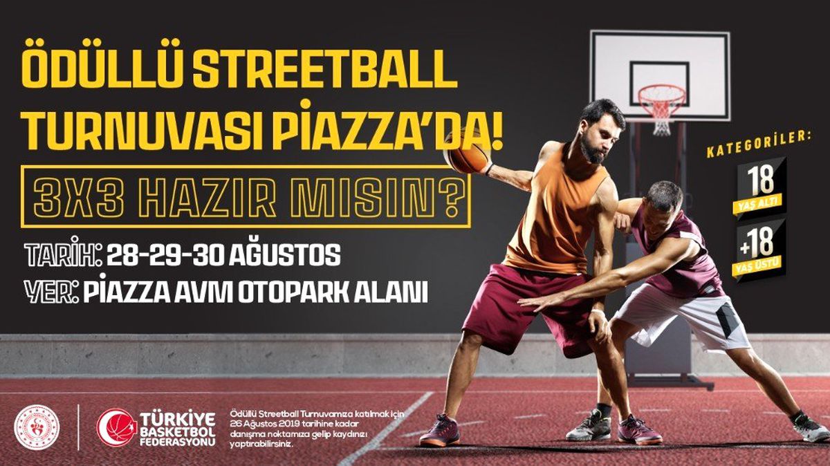 Şanlıurfa Piazza\'da Streetball Turnuvası