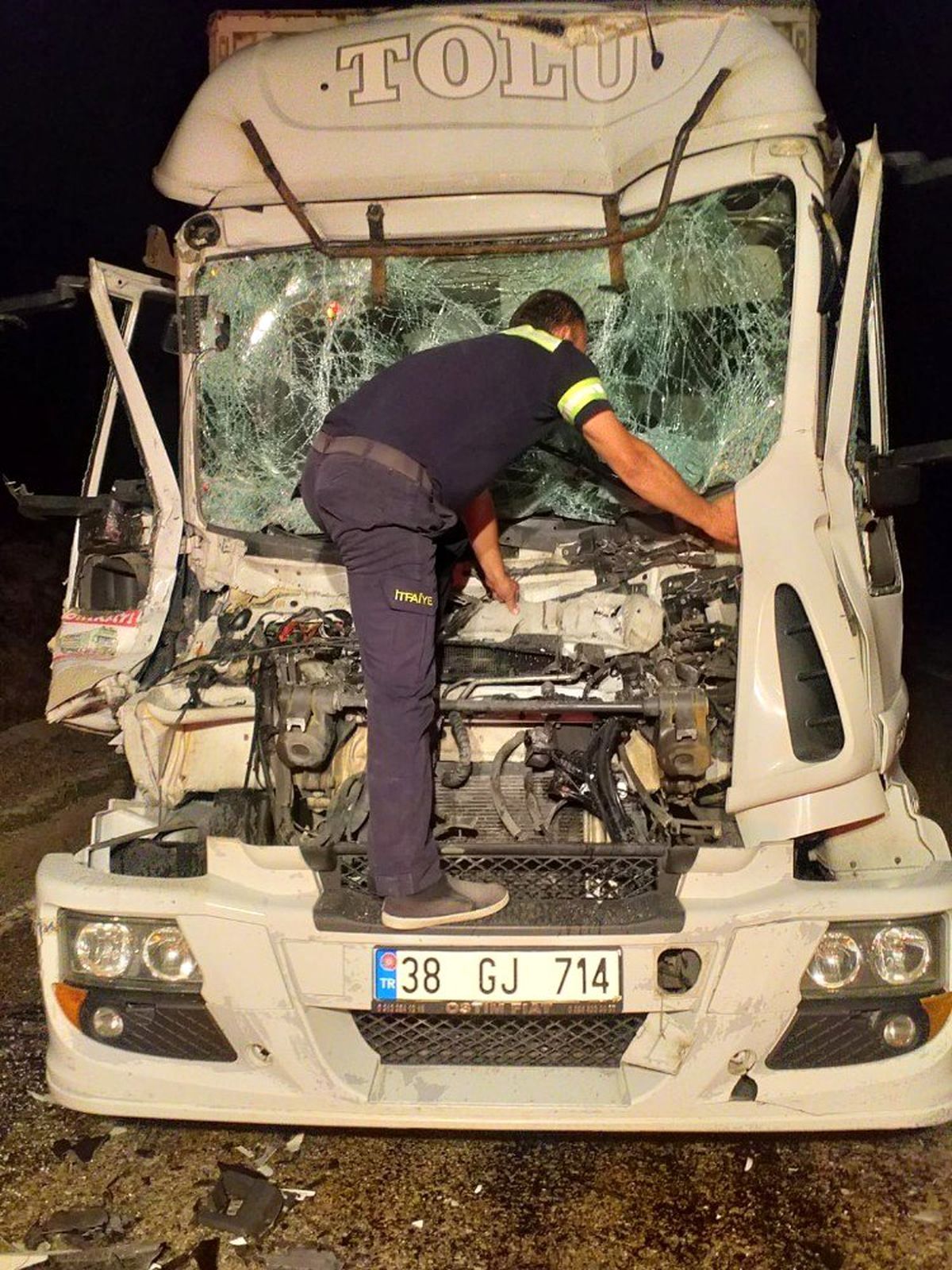 Trafik kazası 1 ağır yaralı