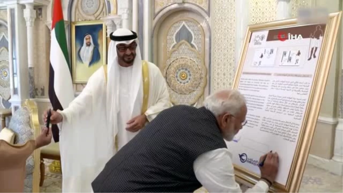 BAE, Hindistan Başbakanı Modi\'ye ülkenin en yüksek sivil nişanını verdi