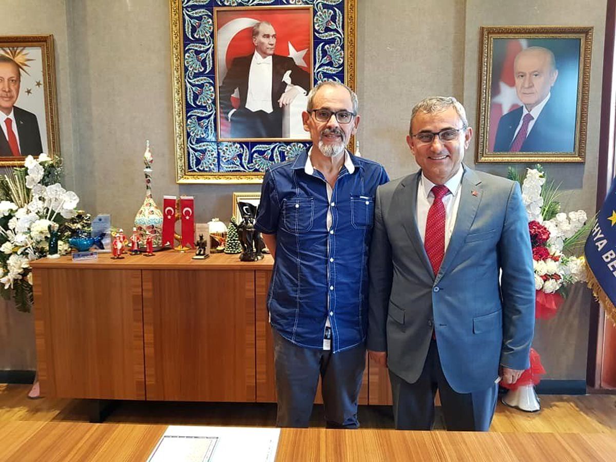 Başkan İsmail Taşçıoğlu\'dan Alim Işık\'a \'hayırlı olsun\' ziyareti
