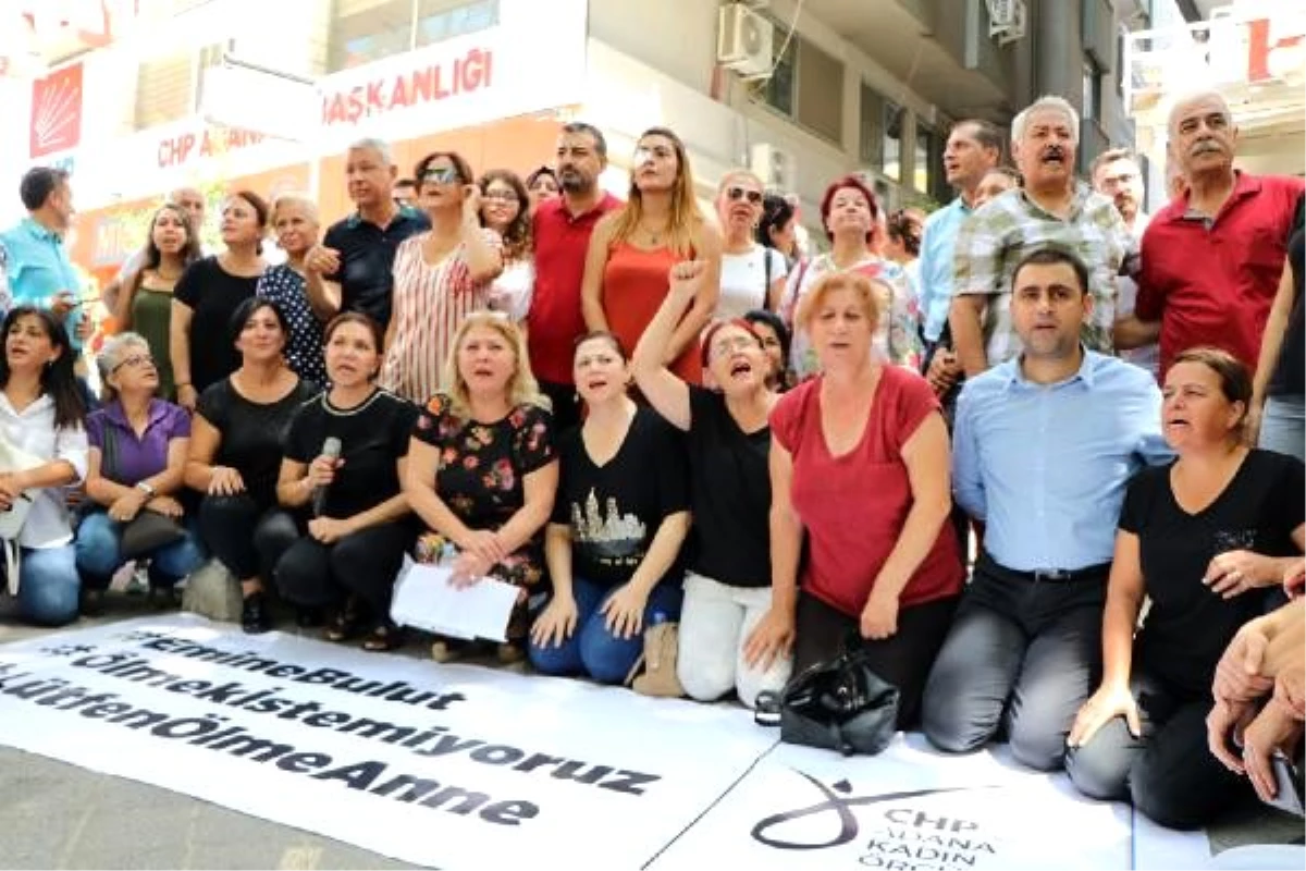 CHP kadın kolları\'ndan emine bulut cinayetine tepki