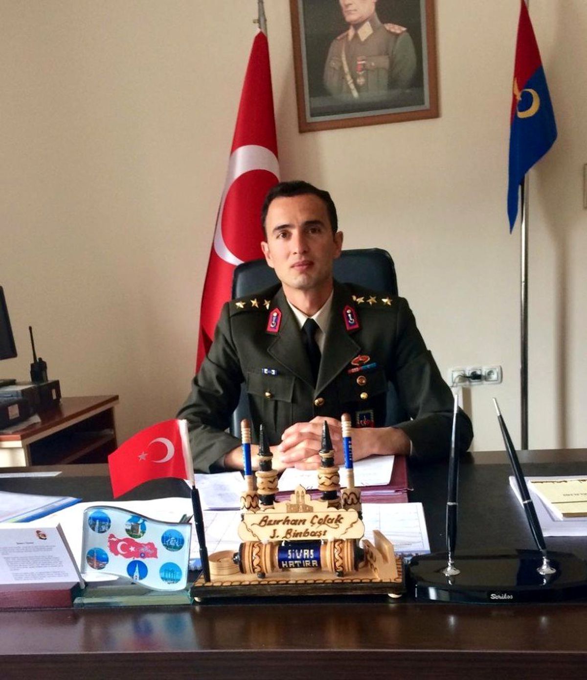 İlçe komutanı magandaları uyardı