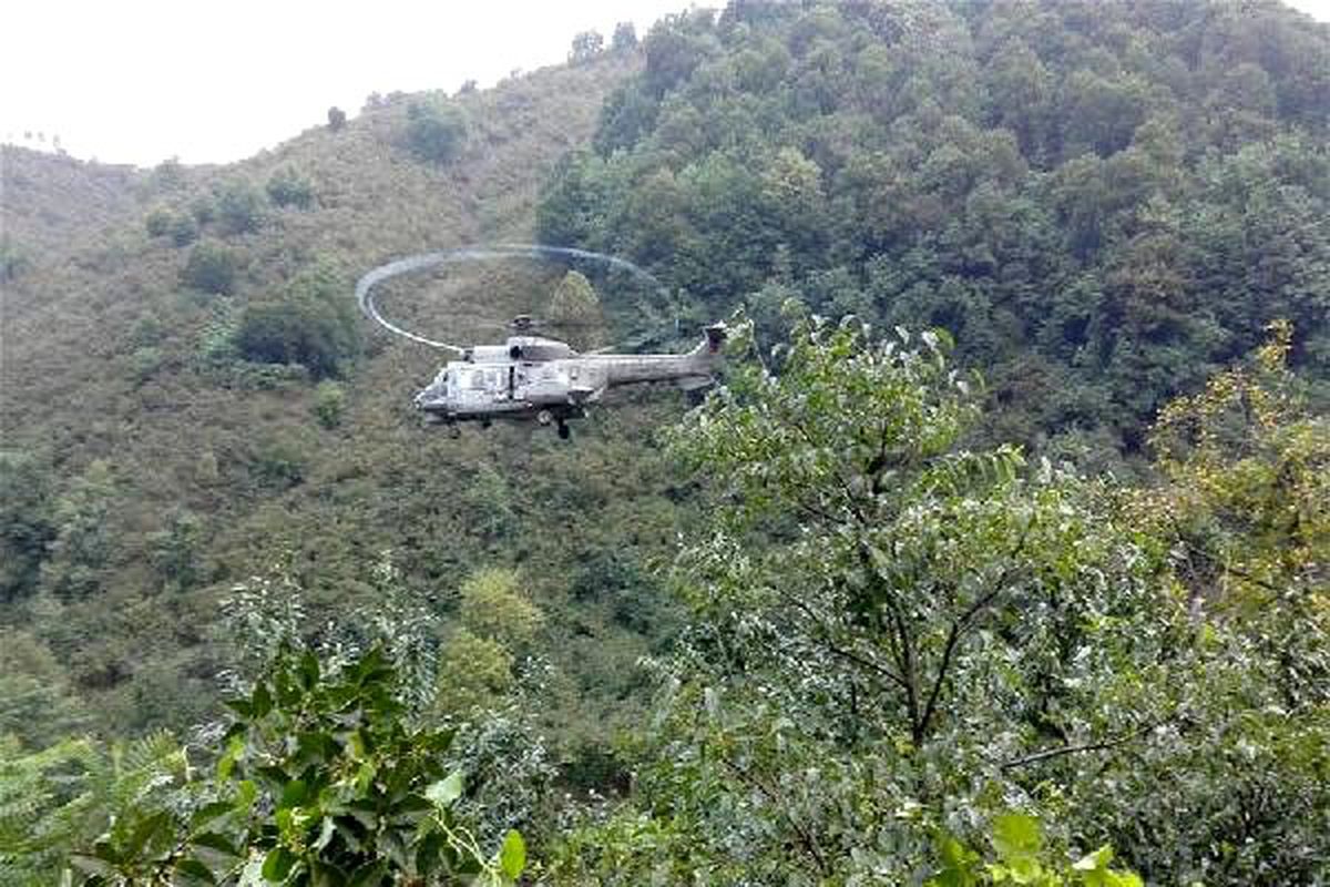 Msb: terme\'de selde mahsur kalan 17 kişi helikopterle tahliye edildi