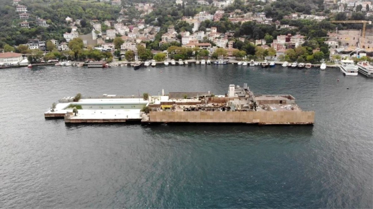 (Özel) Dursun Özbek\'in haciz işlemi başlattığı Galatasaray Adası havadan görüntülendi