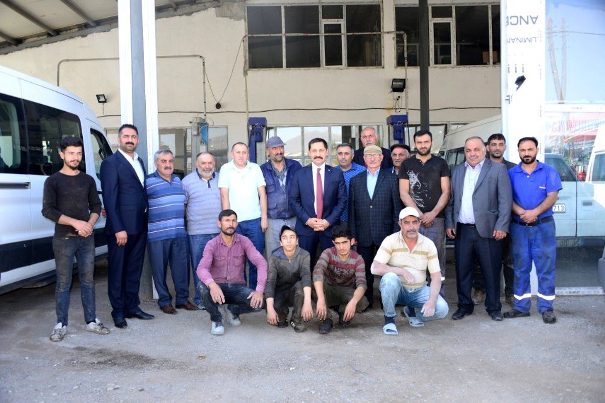 Vali Mustafa Masatlı, sanayi sitesi esnafını ziyaret etti