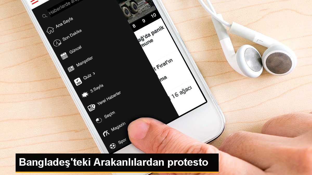 Bangladeş\'teki Arakanlılardan protesto