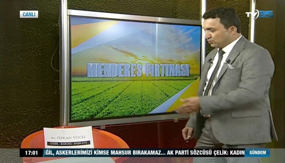Baro başkanı gelmeyince programın adını \'kelek\' koydu