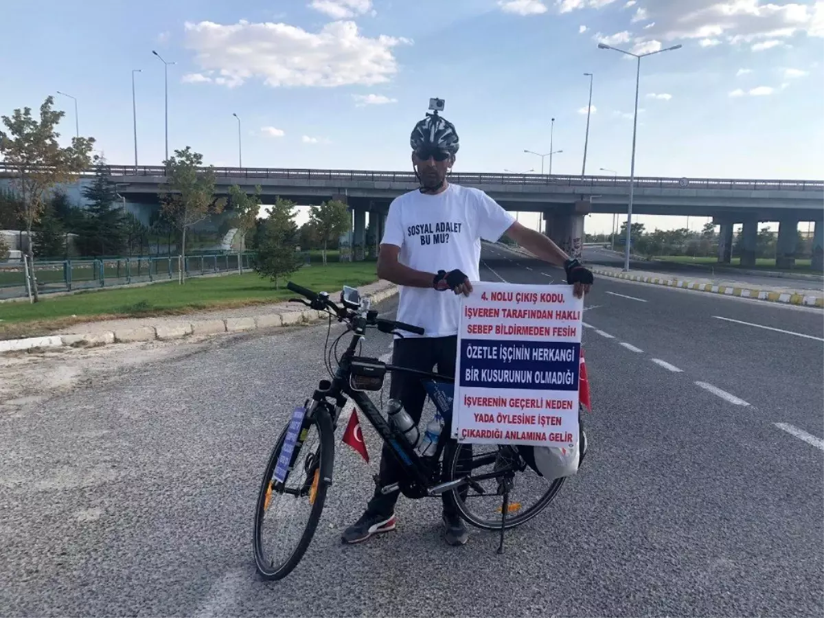 İşine geri dönmek için bisikleti ile 600 kilometre yol gidecek