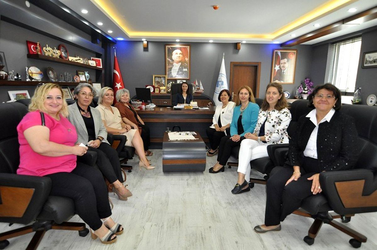 Kadın girişimcilerden Zekiye Tekin\'e ziyaret